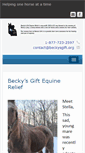 Mobile Screenshot of beckysgift.org